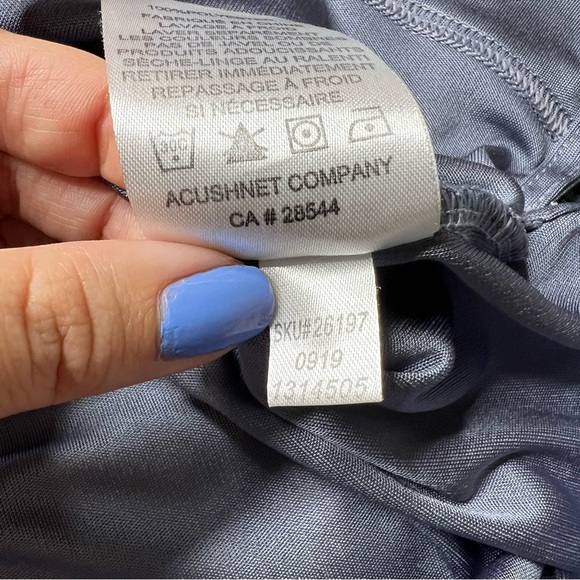 Footjoy Golf Polo Stripe Short Sleeve in Gray Neon - Picture 8 of 10